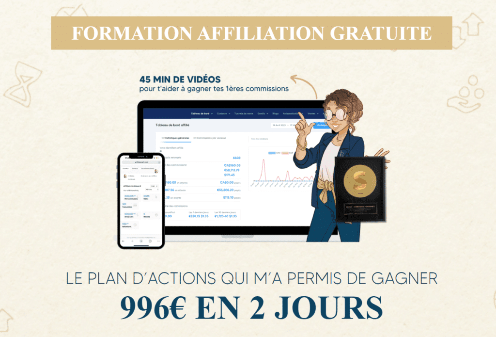 Formation gratuite affiliation