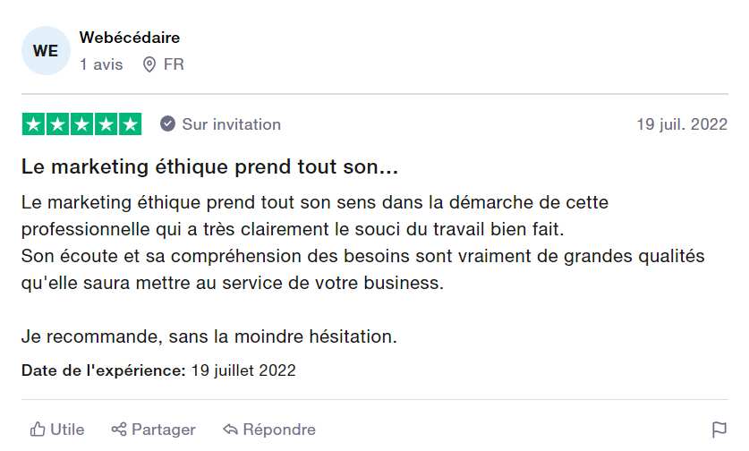 Témoignage client Steves Doupeux