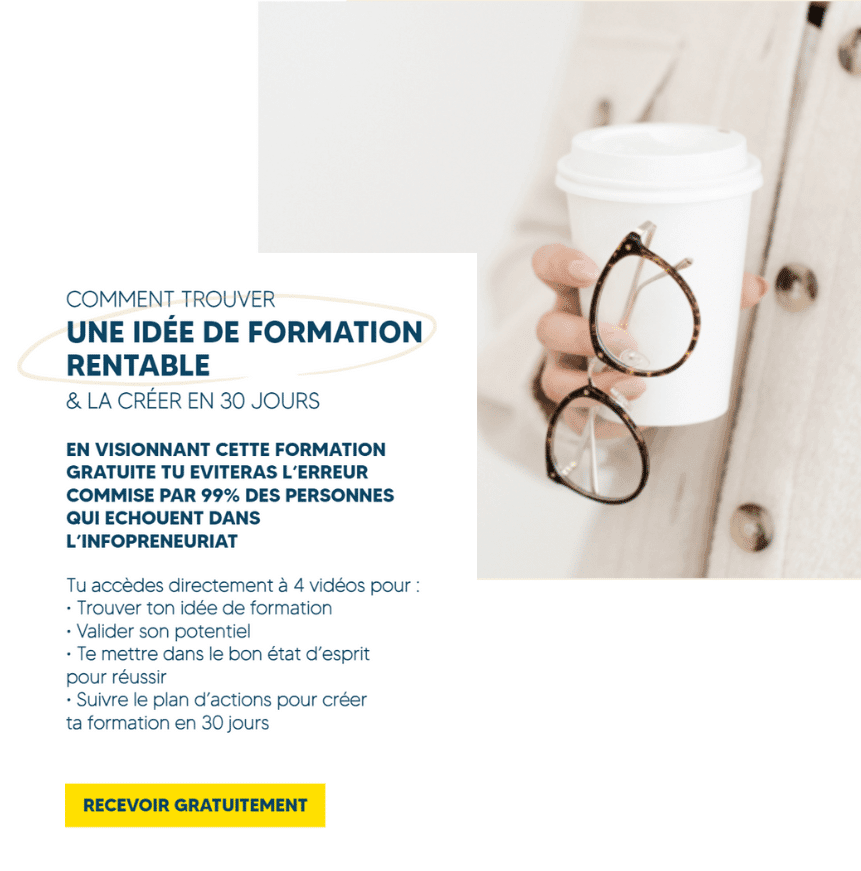 Trouver une idée de formation en ligne rentable
