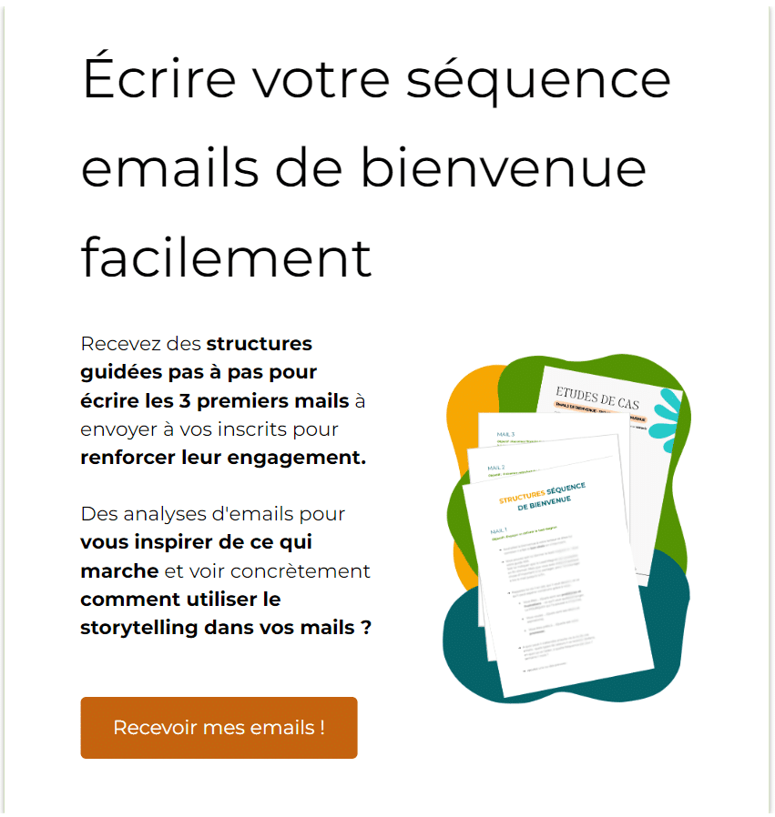 Copywriting séquence email de bienvenue ou nurturing facilement